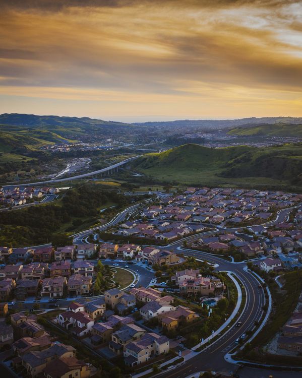 Hayward hills and neighborhoods